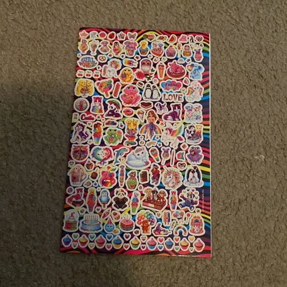 VNTG (1990’s-early 2000’s) Lisa Frank Sticker Sheet- New - Picture 2 of 3